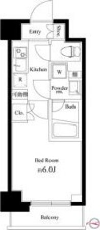 ハーモニーレジデンス武蔵小杉#002の物件間取画像